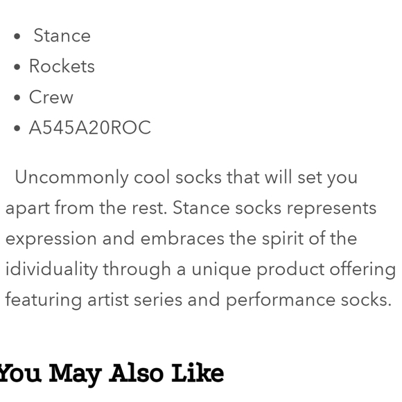 NWT Men's Houston Rockets Shortcut 2 Stance Crew Socks - Picture 13 of 14